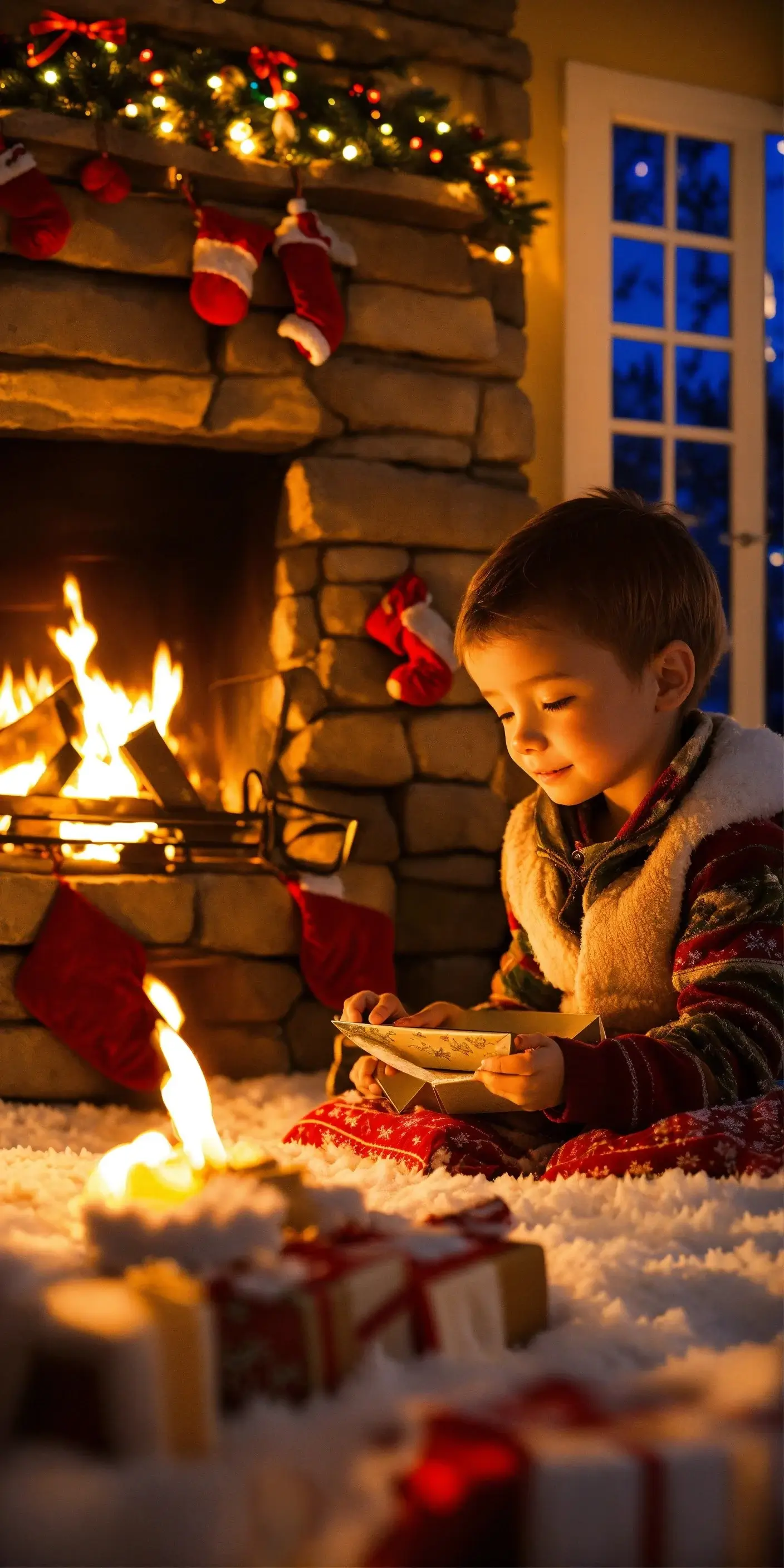 christmas image of boys