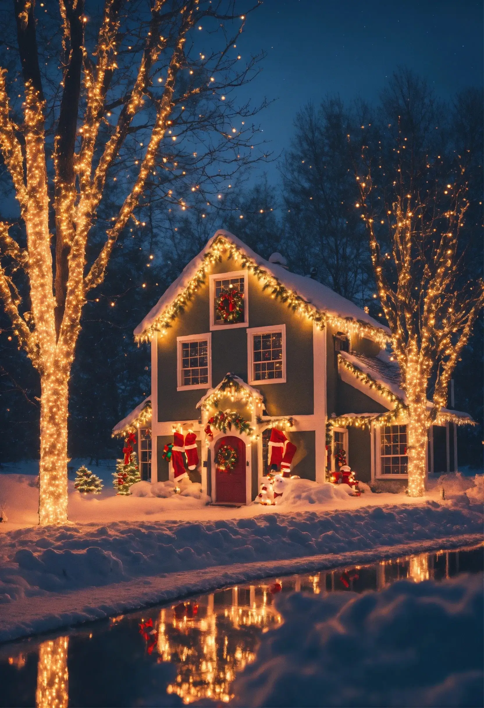 christmas lights image