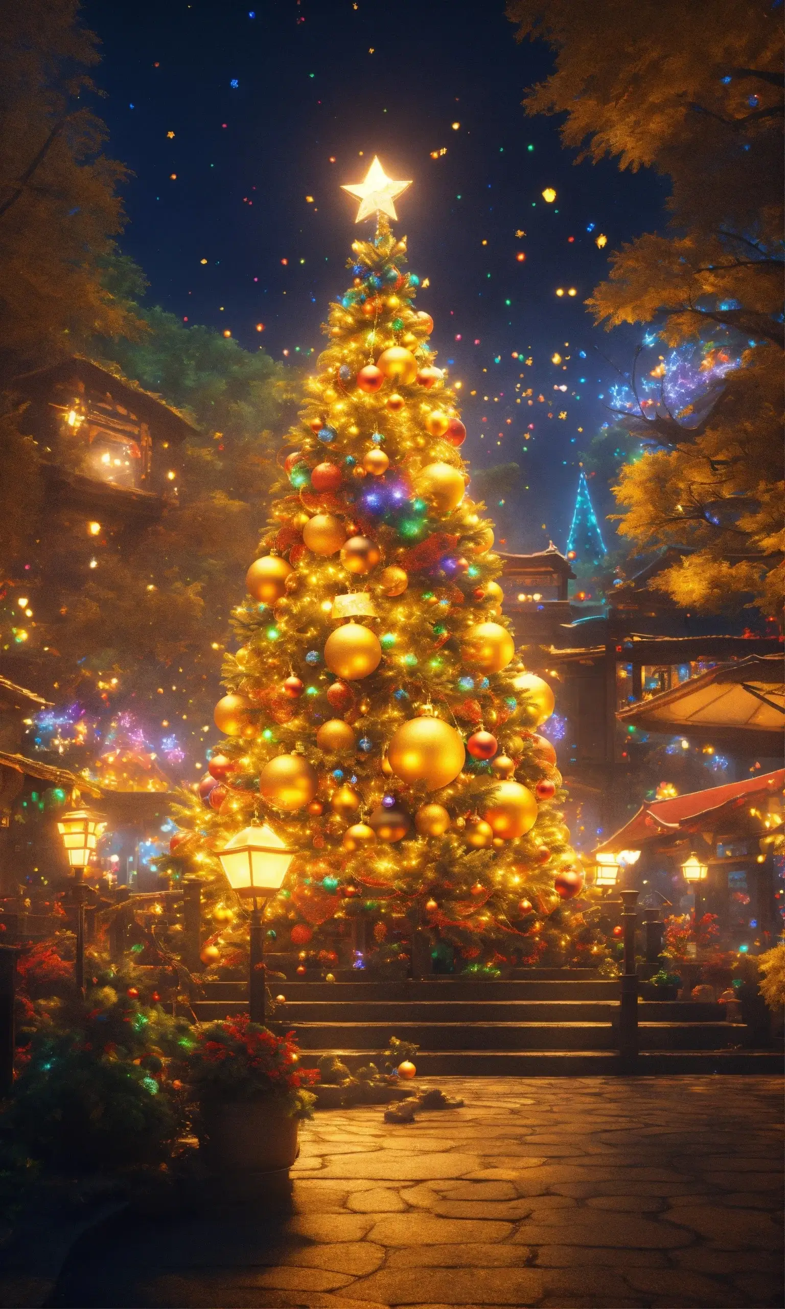 christmas image of tree