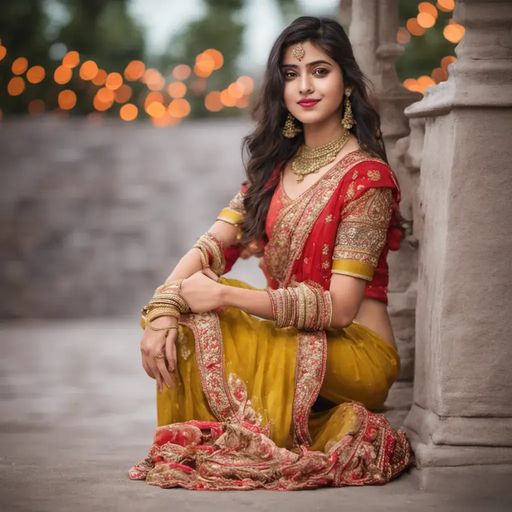 diwali girl image