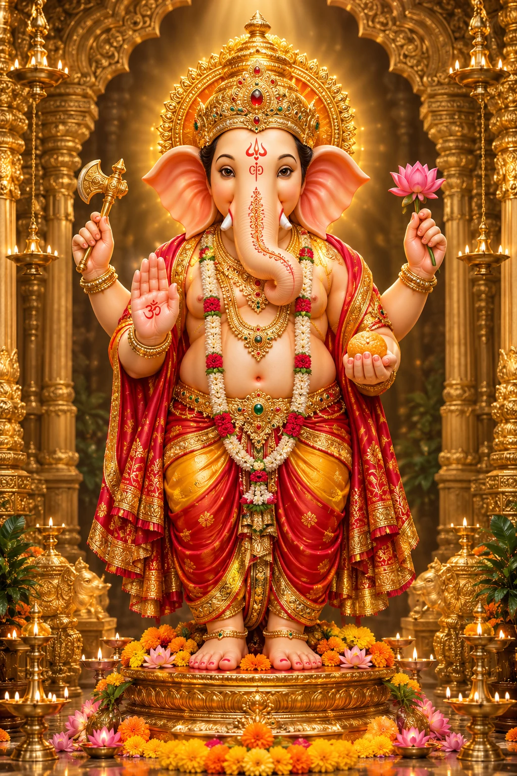 Grand Maharashtrian Ganesh Ji idol