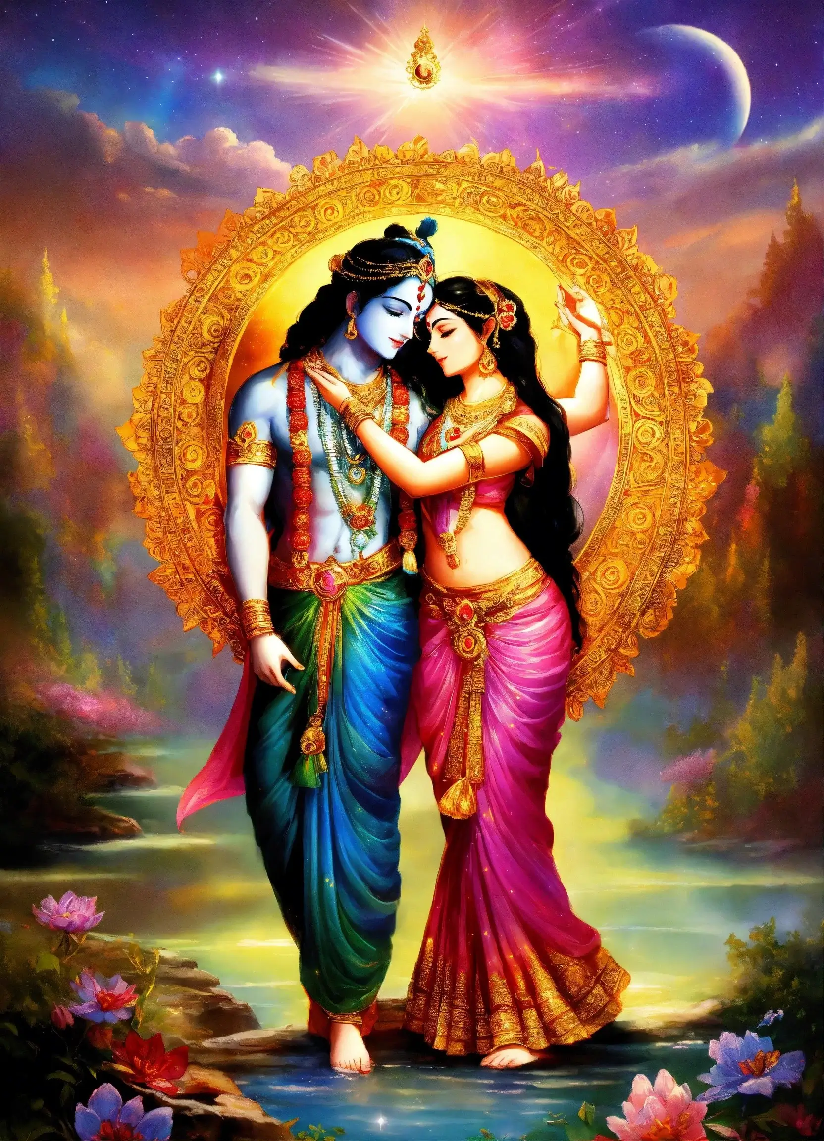 radha krishna image