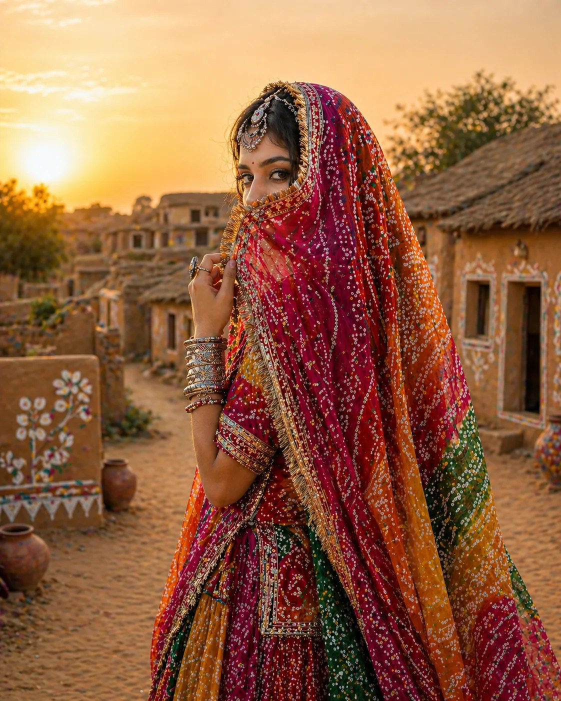 rajasthani girl in tradition