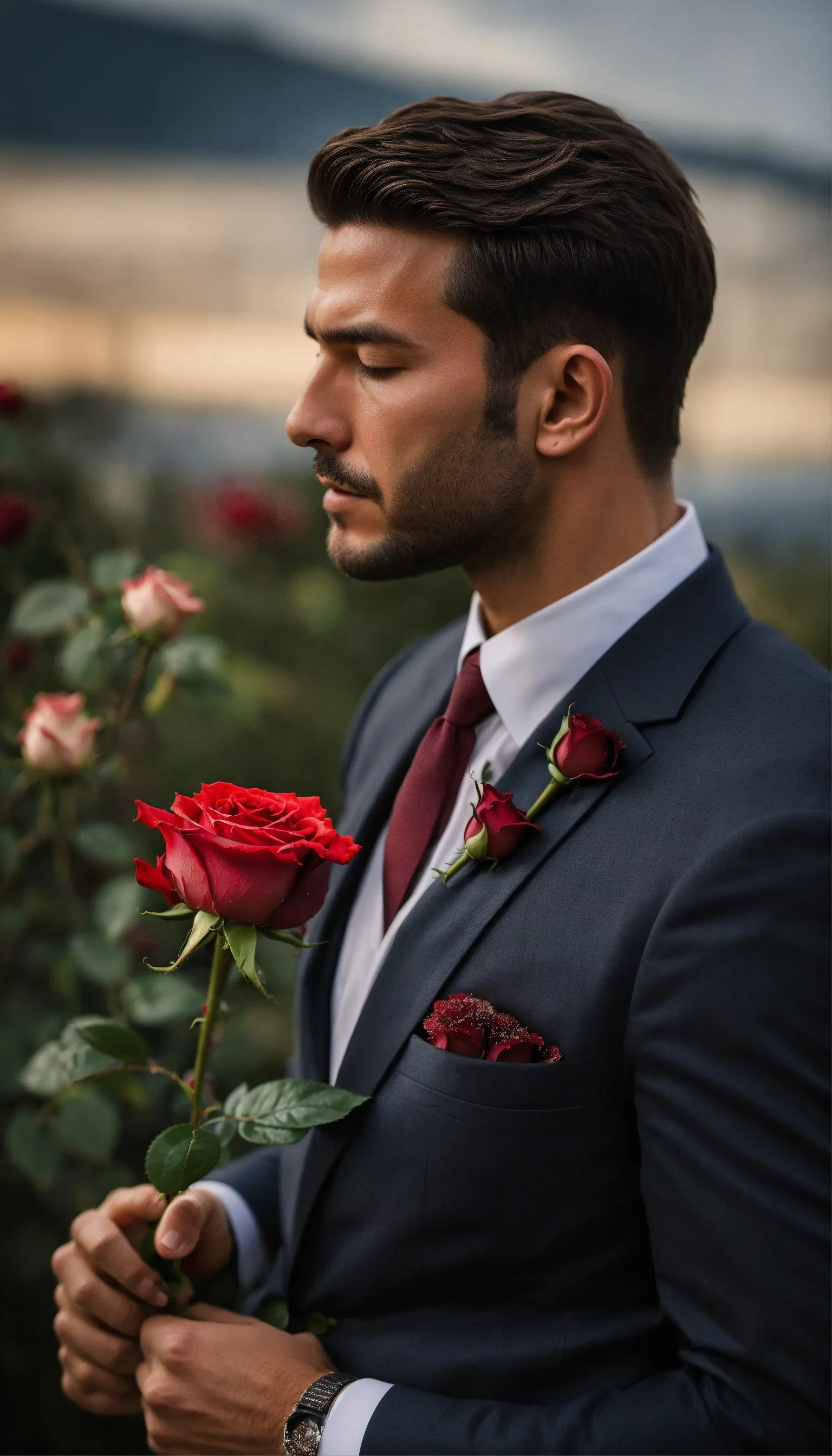 rose day with boyfriend image