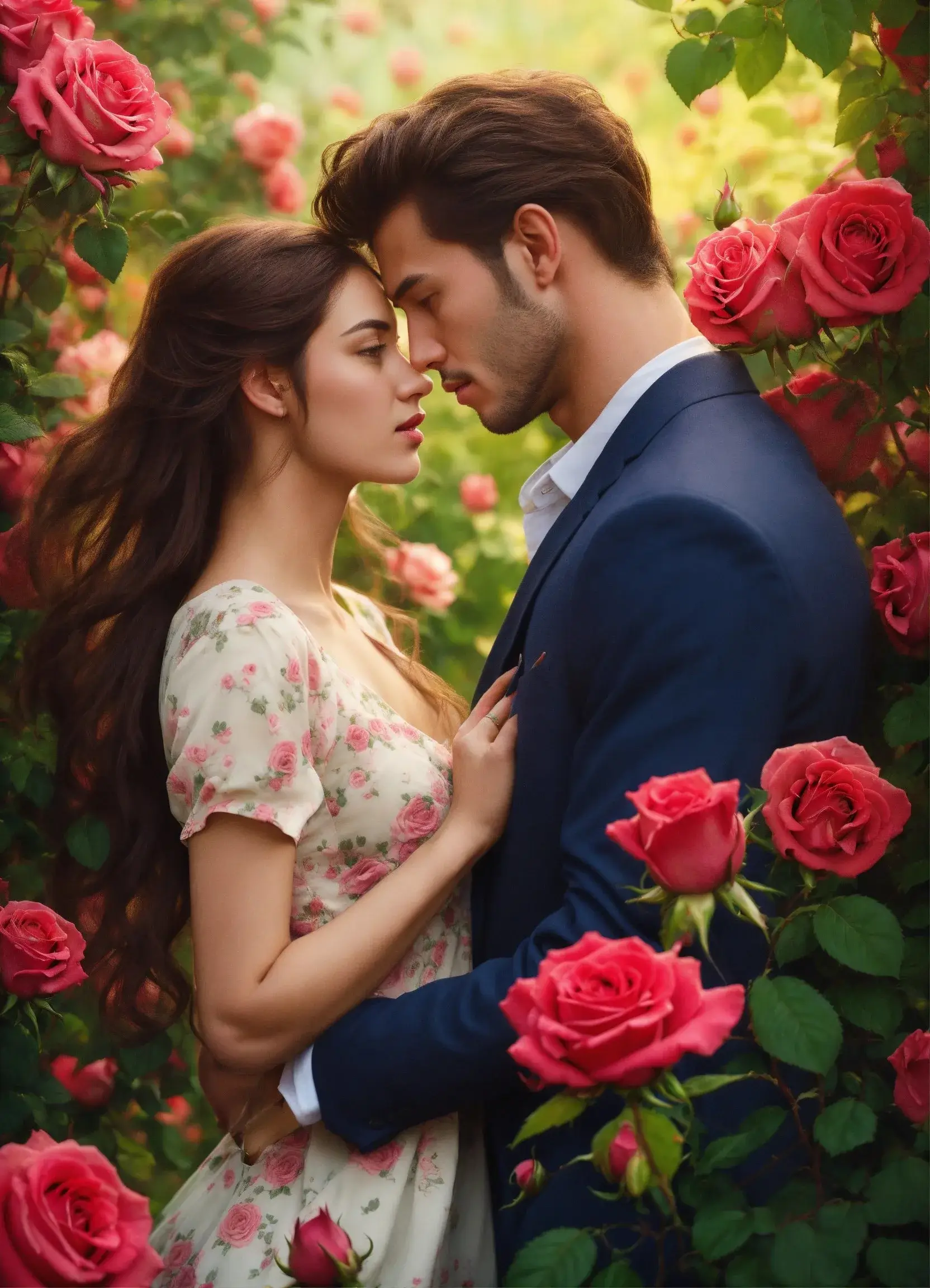 rose day with love image